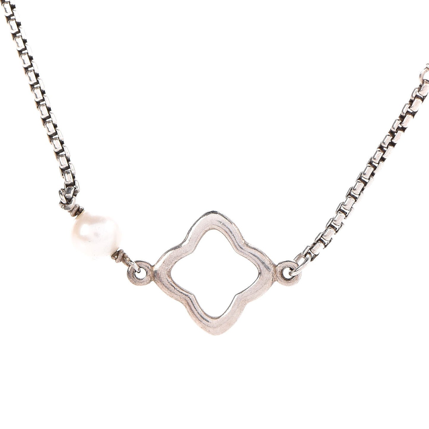 Sterling Silver Pearl Bijoux Chain Necklace