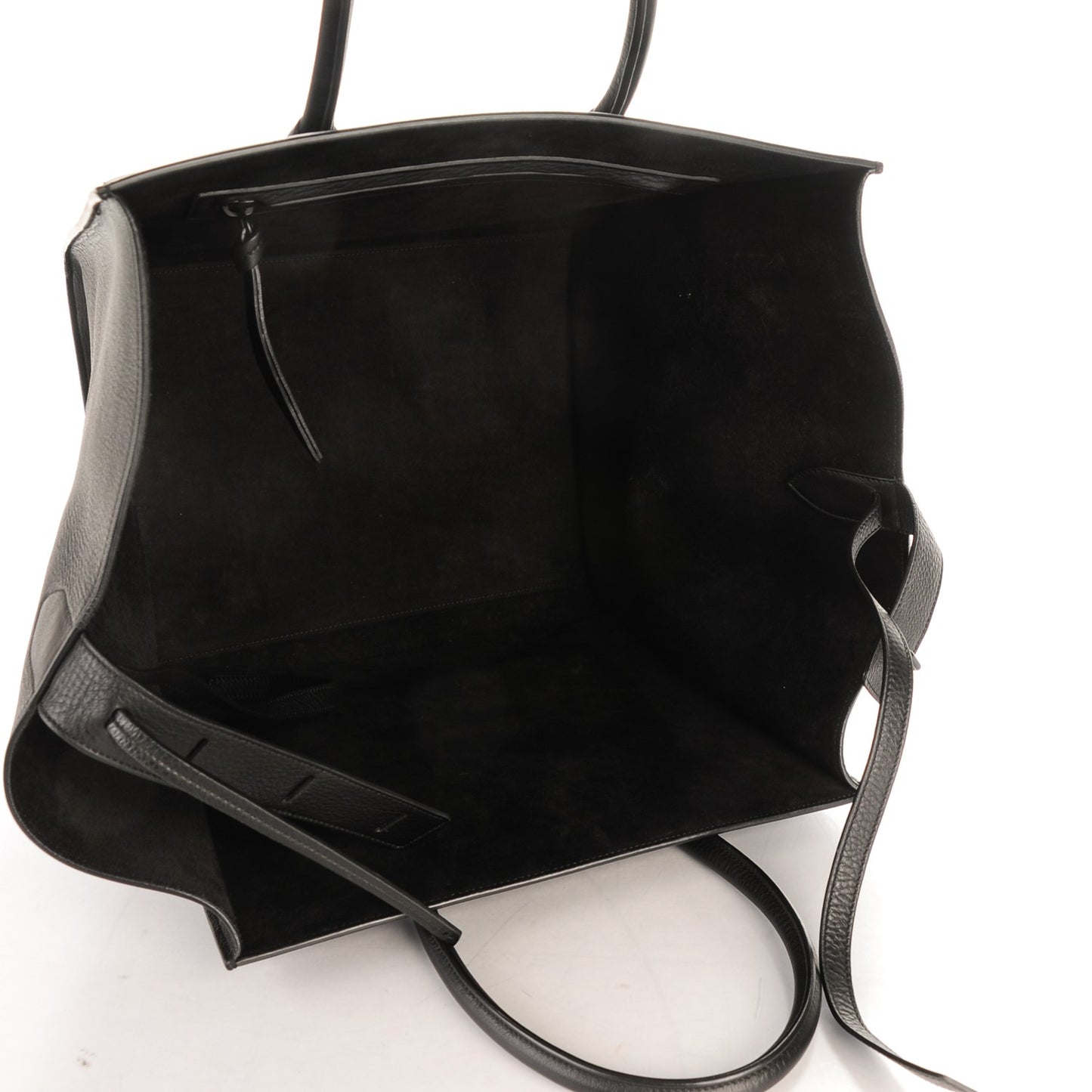 Supple Calfskin Medium Phantom Luggage Black