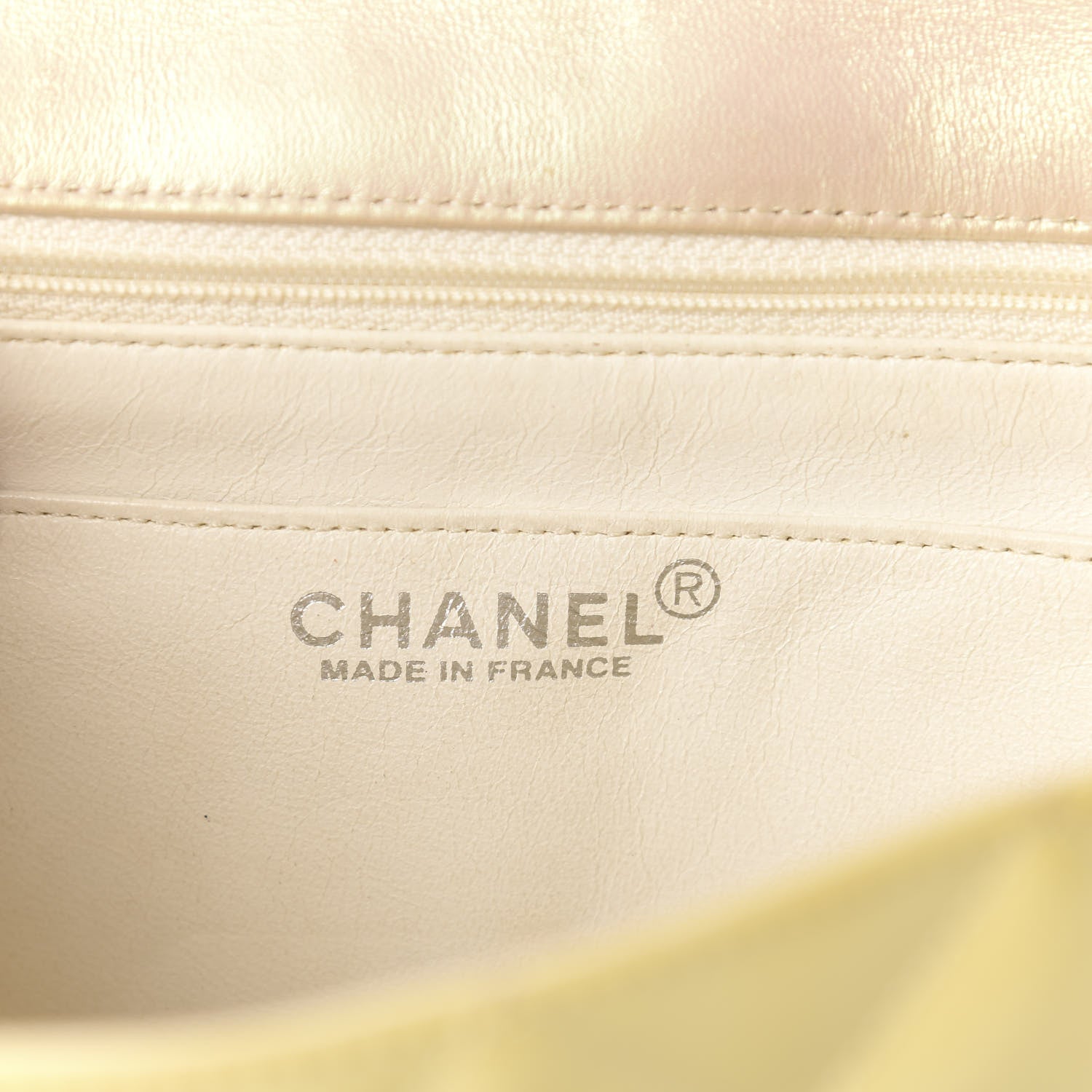 Chanel Patent Quilted Medium Single Flap Yellow 8 of 10
