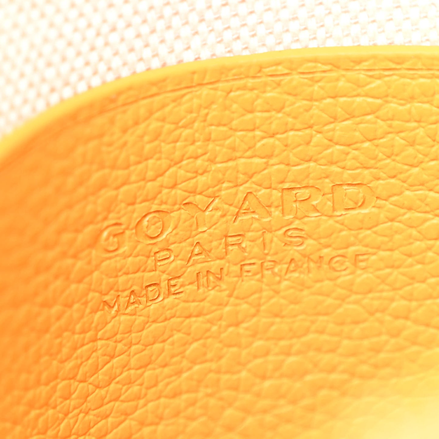 Goyardine Plumet Wallet Clutch Yellow