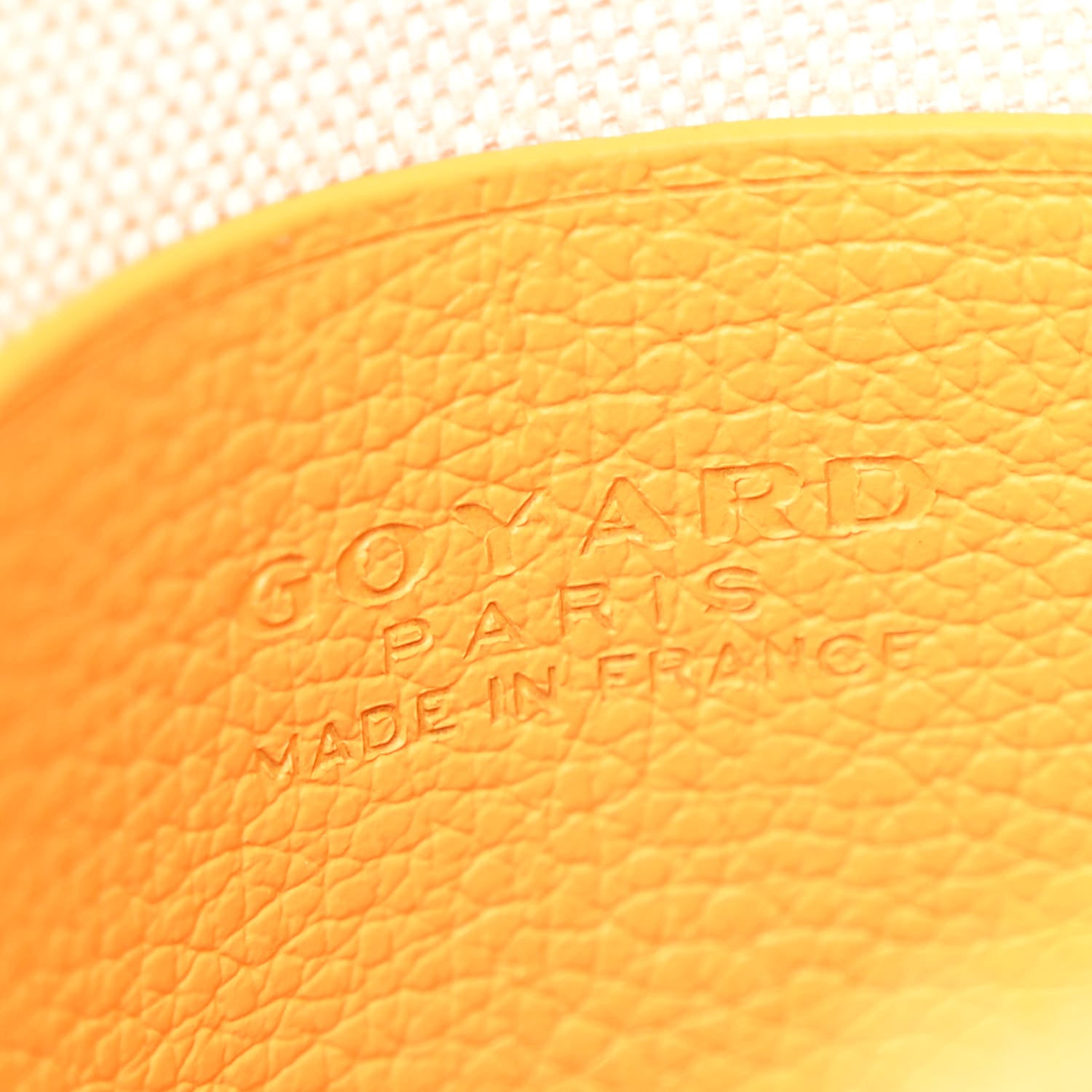Goyard Goyardine Plumet Wallet Clutch Yellow 7 of 10