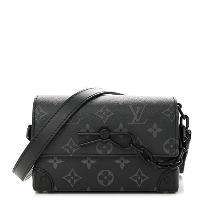 Louis Vuitton Monogram Eclipse Steamer Wearable Wallet 1 of 9