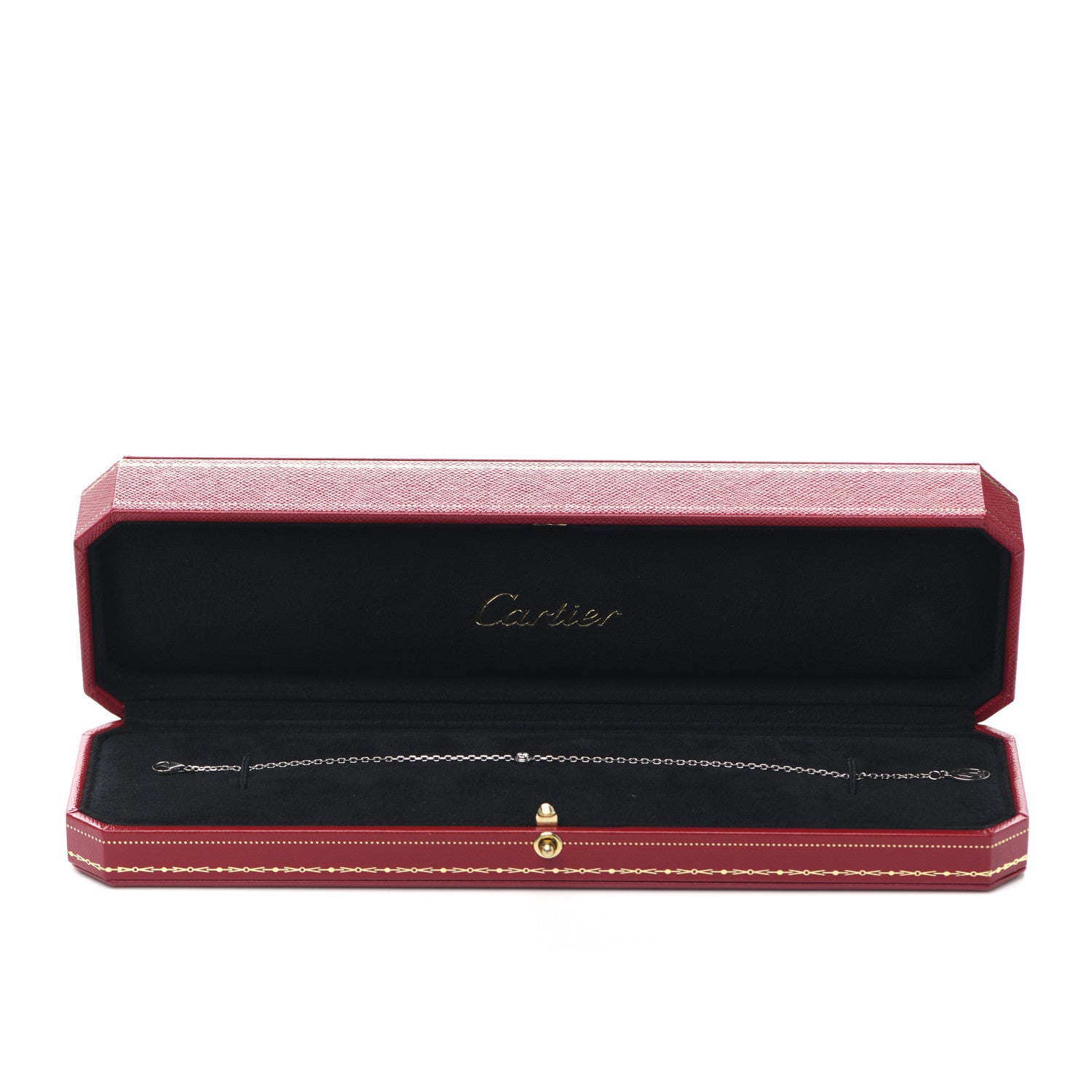 Cartier 18K White Gold Diamond SM D'Amour Bracelet 6 of 6
