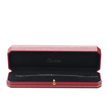 Cartier 18K White Gold Diamond SM D'Amour Bracelet 6 of 6