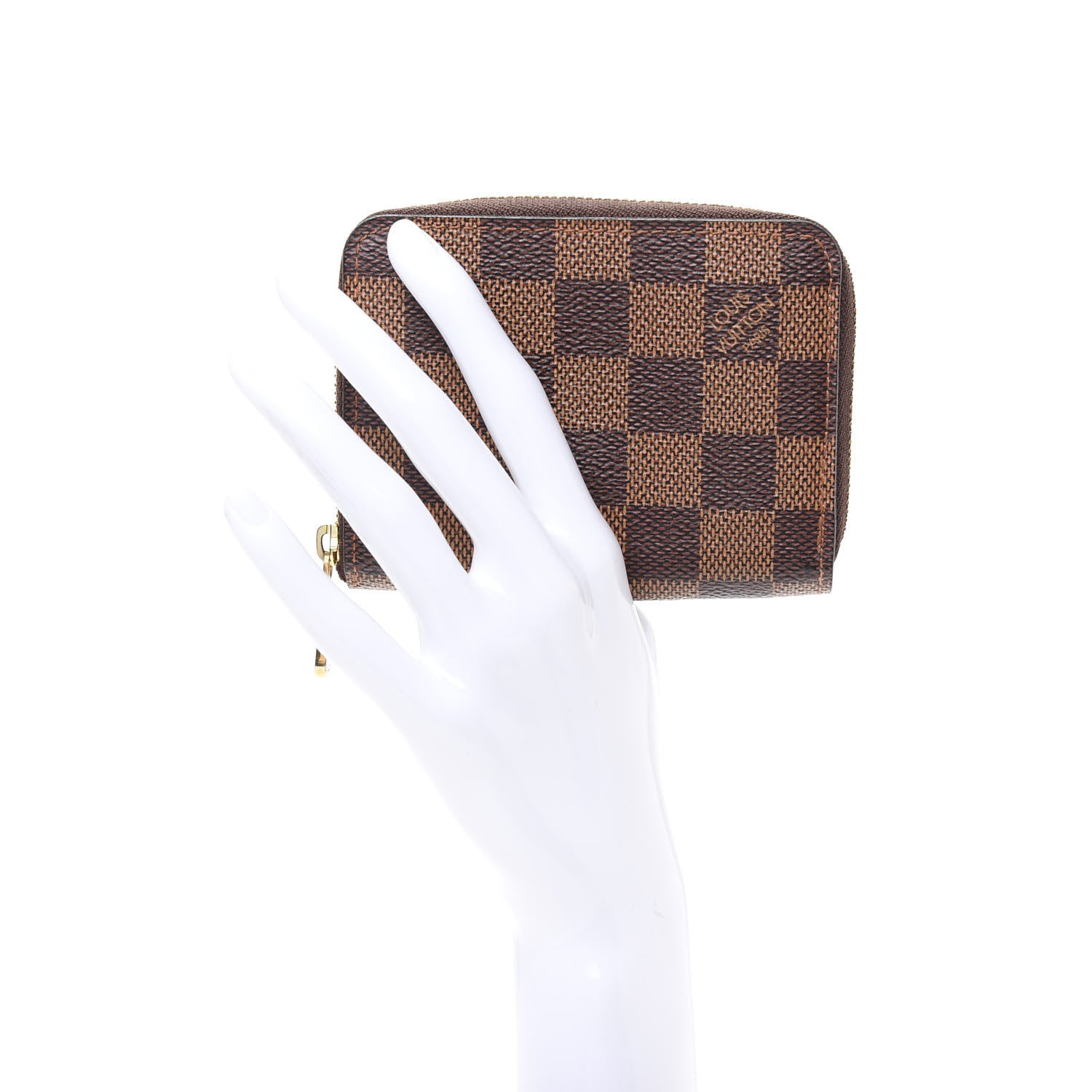 Louis Vuitton Damier Ebene Zippy Coin Purse 2 of 7