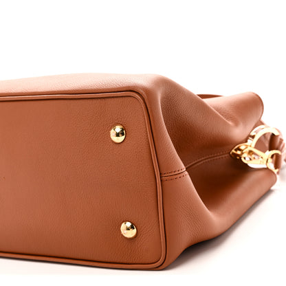 Louis Vuitton Smooth Grained Calfskin Capucines GM  Souple Cognac 9 of 9