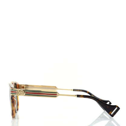 Gucci Acetate Web Sunglasses GG0586S Tortoise 3 of 8
