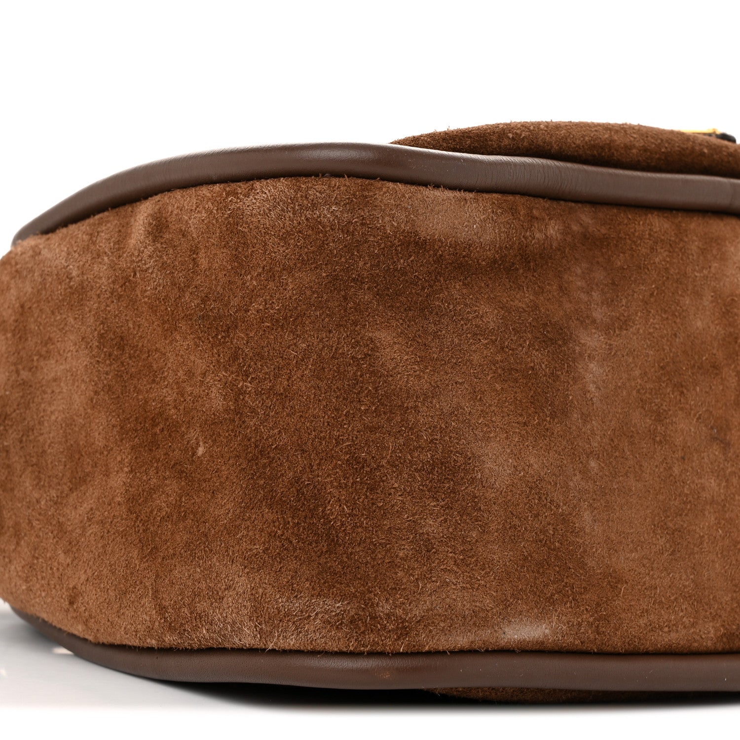 Prada Scamosciato Darling Shoulder Bag Cacao 9 of 13