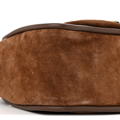 Prada Scamosciato Darling Shoulder Bag Cacao 9 of 13