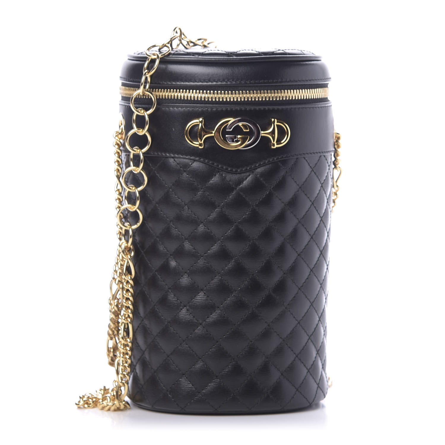 Gucci Calfskin Trapuntata Zumi Belt Bag Black 1 of 12