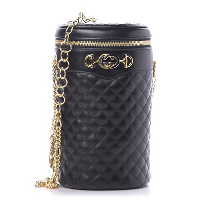 Gucci Calfskin Trapuntata Zumi Belt Bag Black 1 of 12