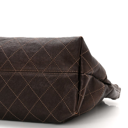 Chanel Metallic Calfskin Baby Coco Cabas Bronze 11 of 11