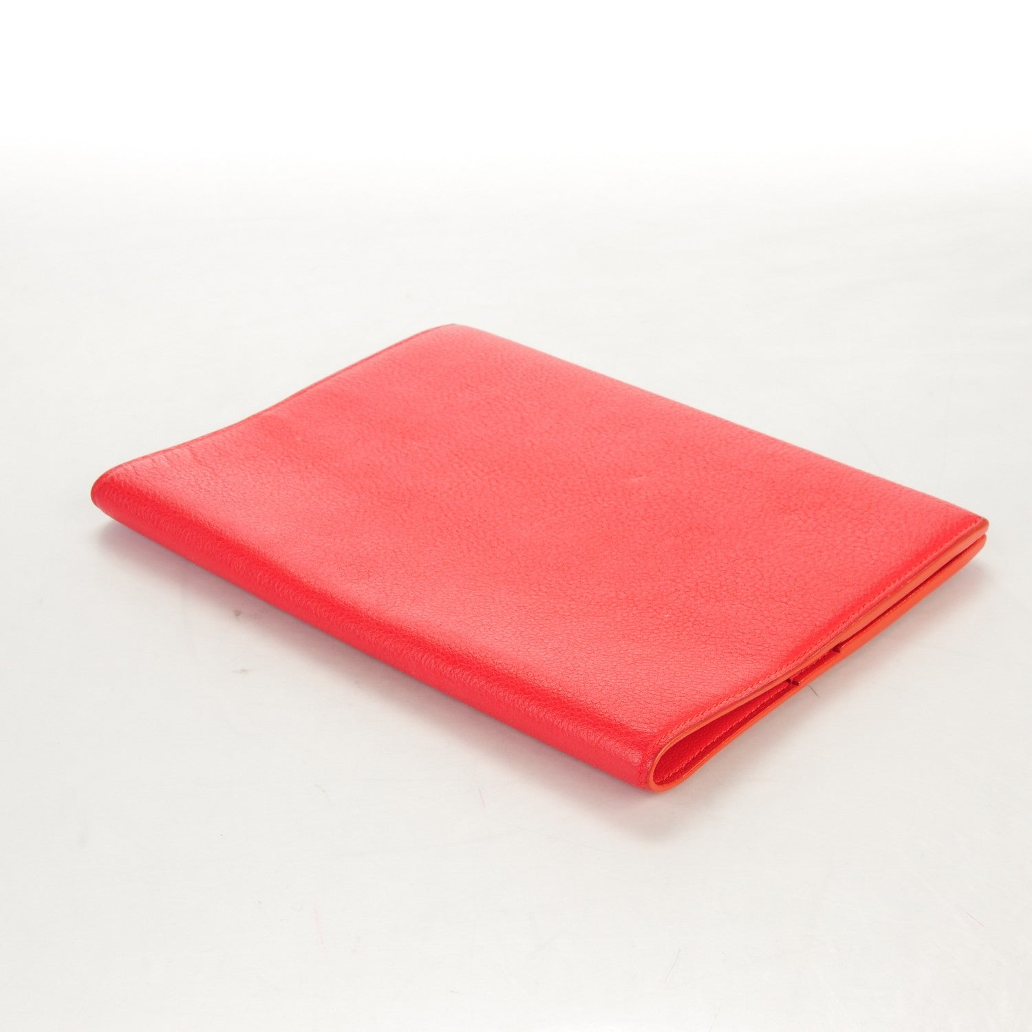 Louis Vuitton Calfskin Notebook Cover MM Rouge Orange 4 of 7