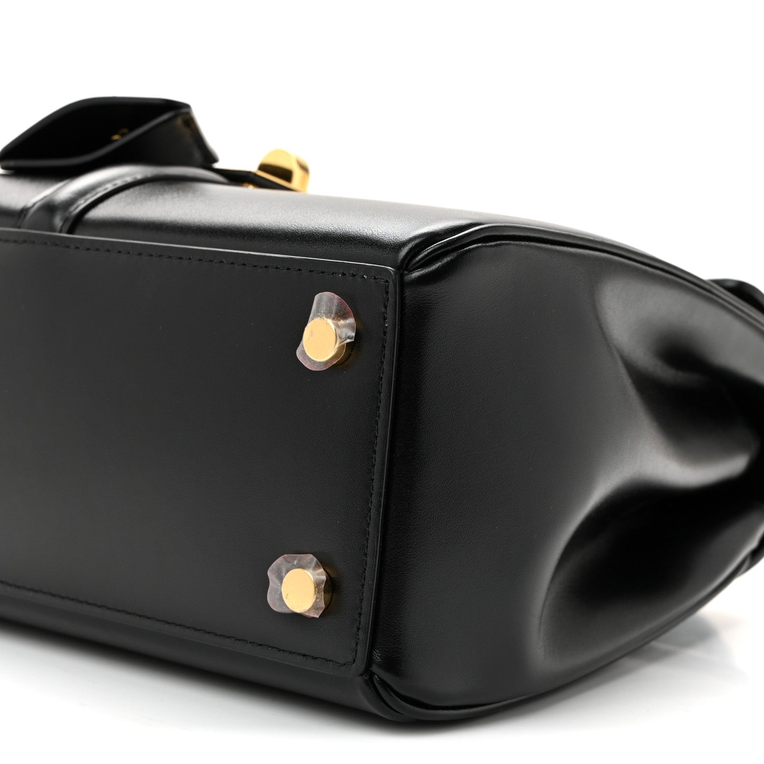 Celine Satinated Calfskin Small 16 Top Handle Bag Black 11 of 11