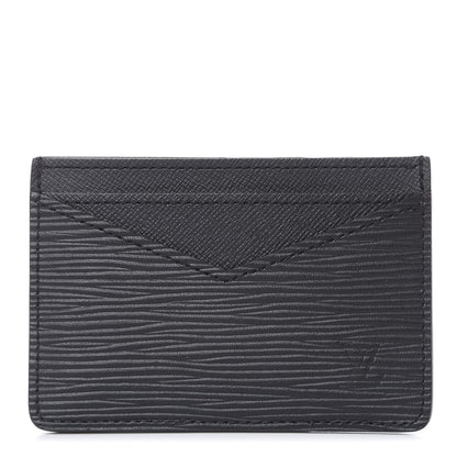 Louis Vuitton Epi Neo Porte-Cartes Card Holder Black 1 of 6