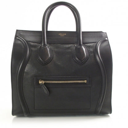 Celine Leather Mini Luggage Bag Black 1 of 9