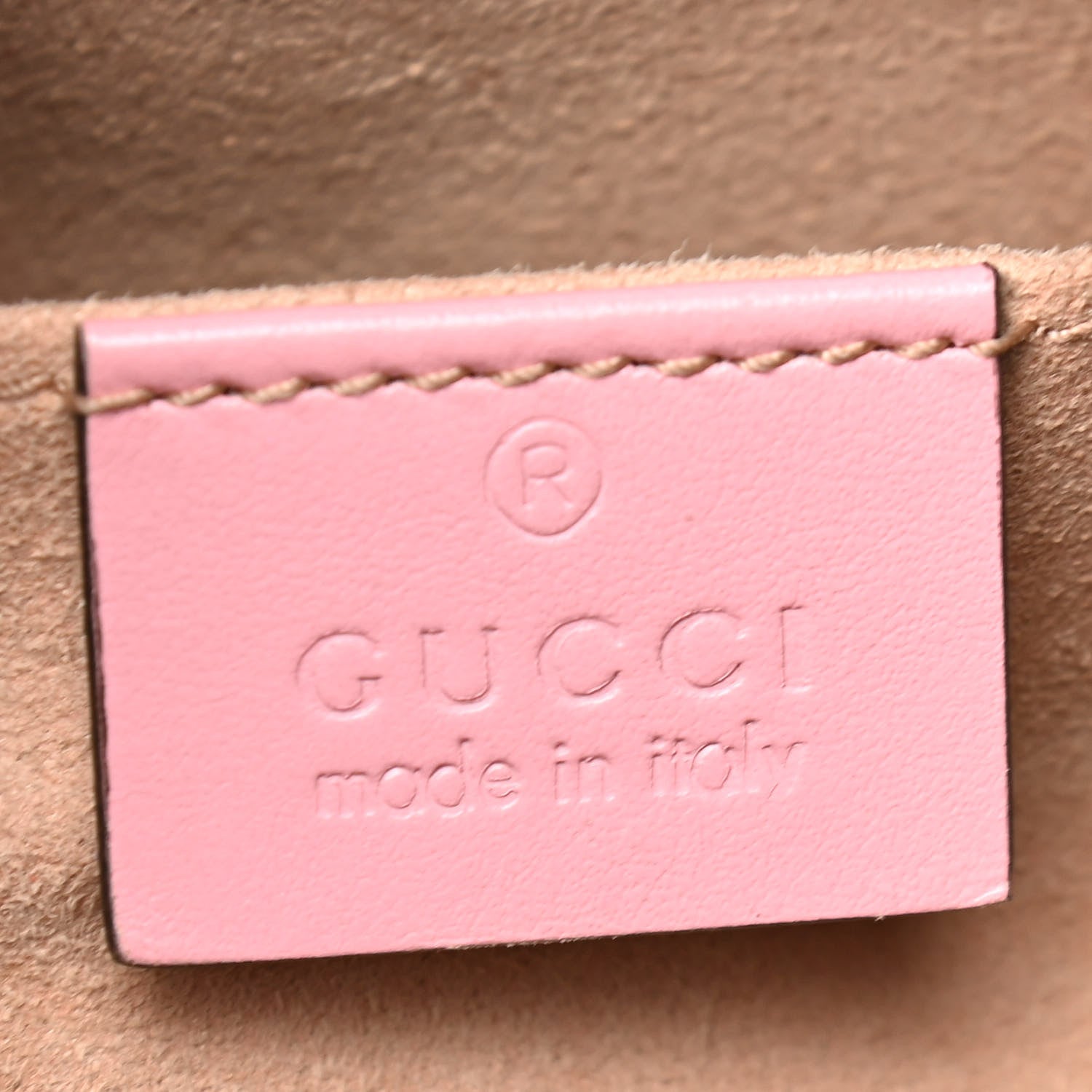 Gucci Calfskin Matelasse Small GG Marmont Chain Shoulder Bag Wild Rose 5 of 5