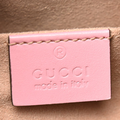 Gucci Calfskin Matelasse Small GG Marmont Chain Shoulder Bag Wild Rose 5 of 5