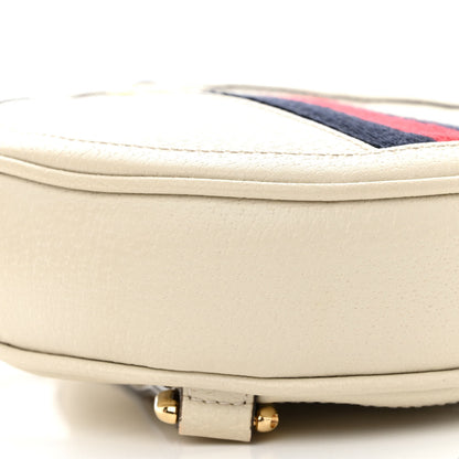 Gucci Textured Calfskin Web Mini Ophidia Round Backpack Mystic White 11 of 12