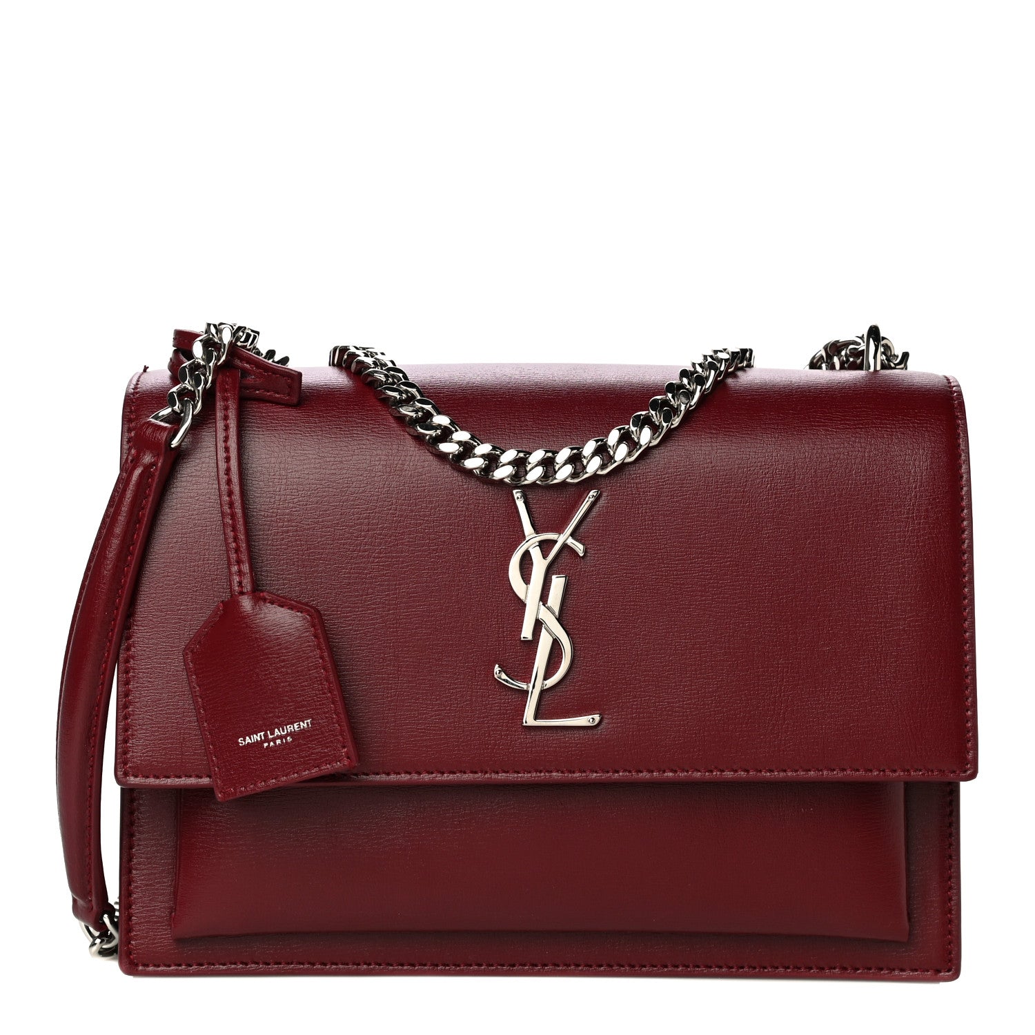 Saint Laurent Calfskin Medium Monogram Sunset Pallisandre 1 of 11