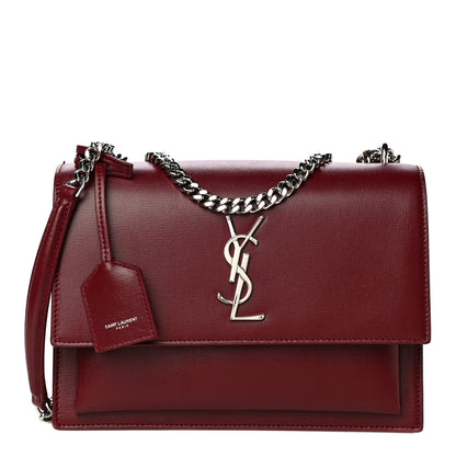 Saint Laurent Calfskin Medium Monogram Sunset Pallisandre 1 of 11