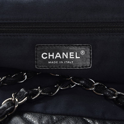 Chanel Soft Caviar Quilted Large Cells Tote Black 6 of 7