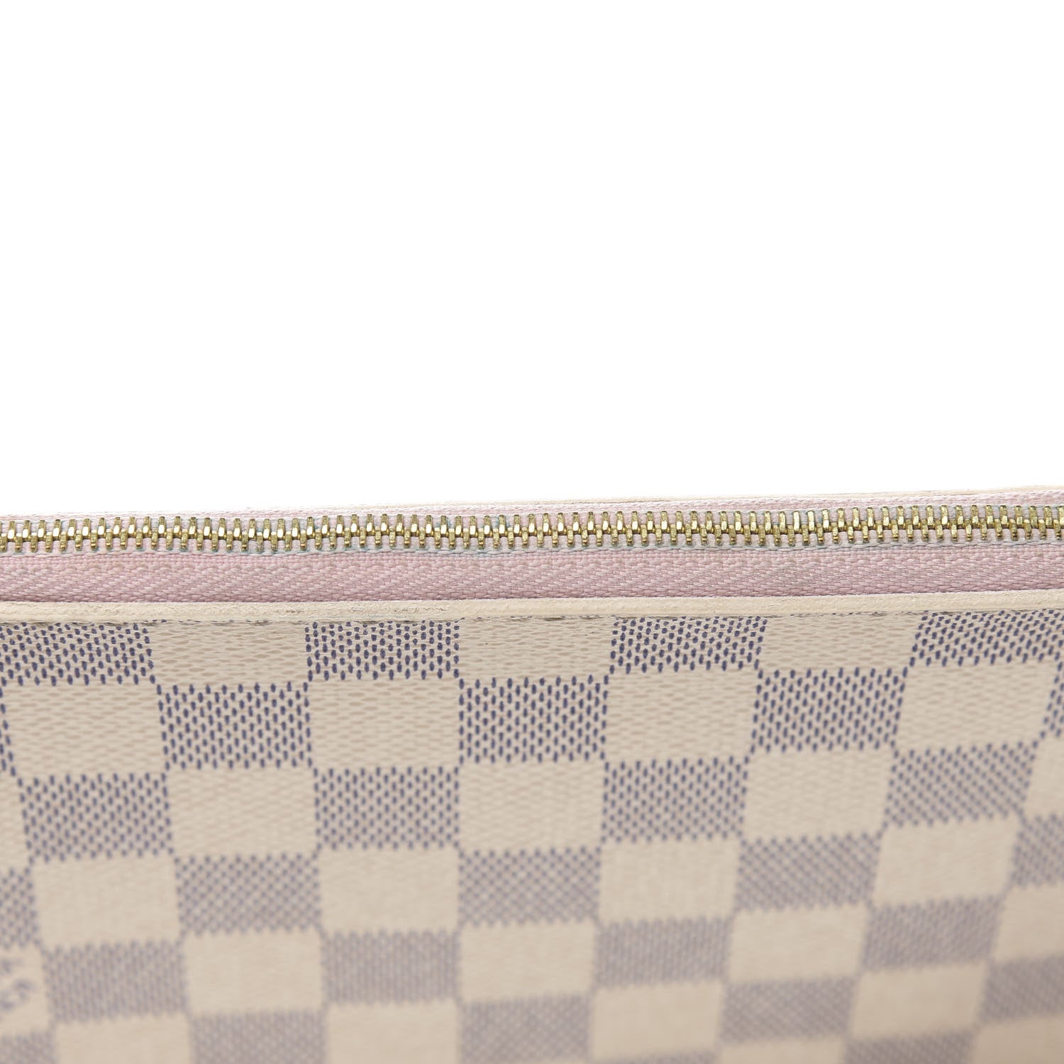 Louis Vuitton Damier Azur Neverfull MM GM Pochette Rose Ballerine 12 of 15