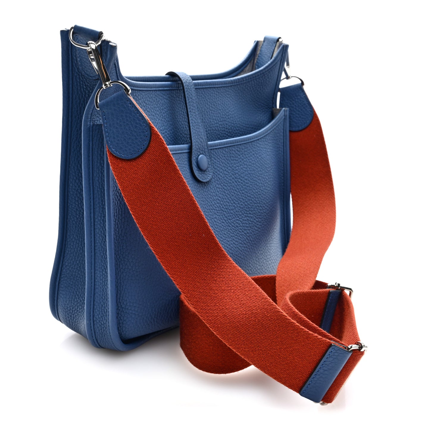 Taurillon Clemence Evelyne III PM Bleu Agate Cuivre