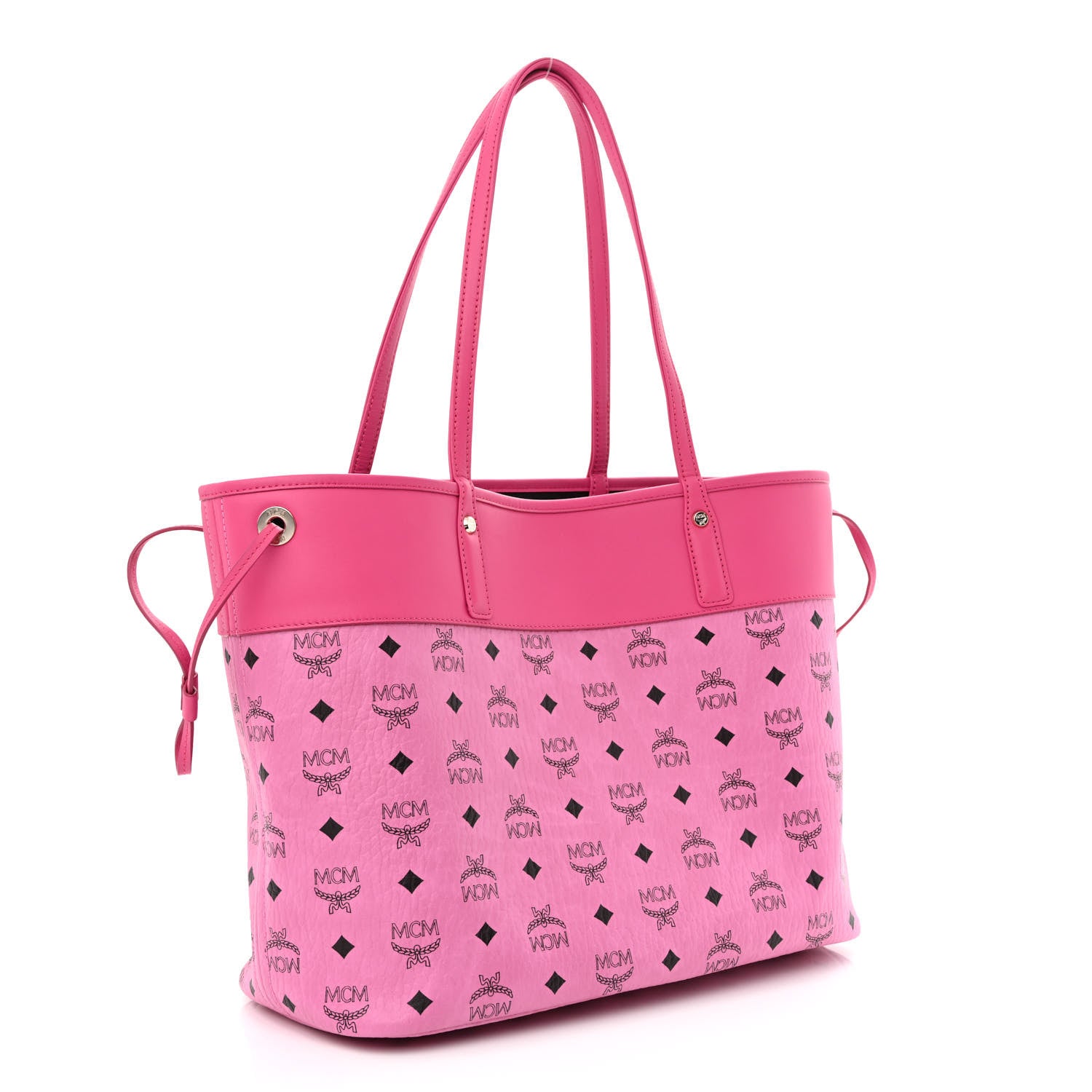 MCM Visetos Aren Tote Pink 4 of 11
