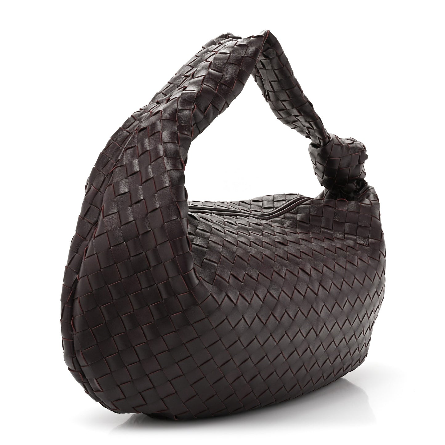 Nappa Intrecciato Medium Jodie Grape