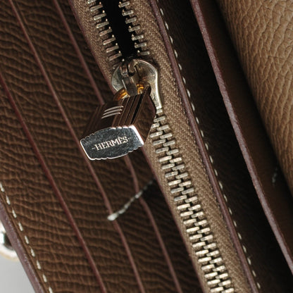 Hermes Epsom Kelly Longue Wallet Etoupe 9 of 9