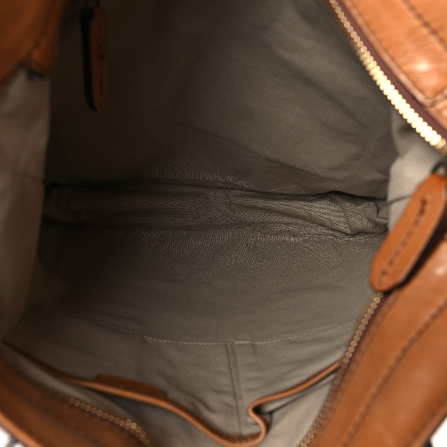 Burberry Vintage Washed House Check Medium Bonington Tote Saddle Brown 5 of 11
