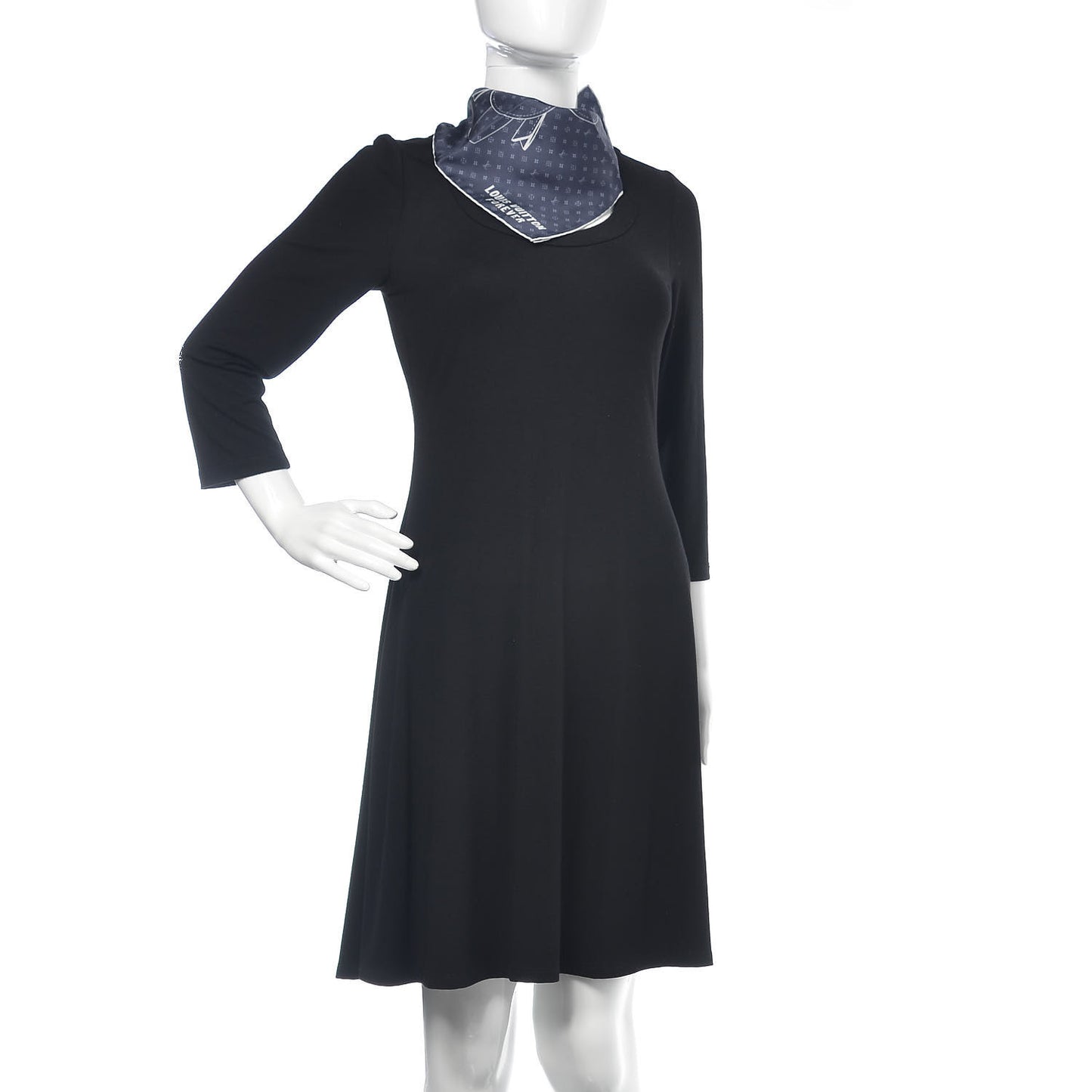 Silk Monogram Vivienne Pocket Square