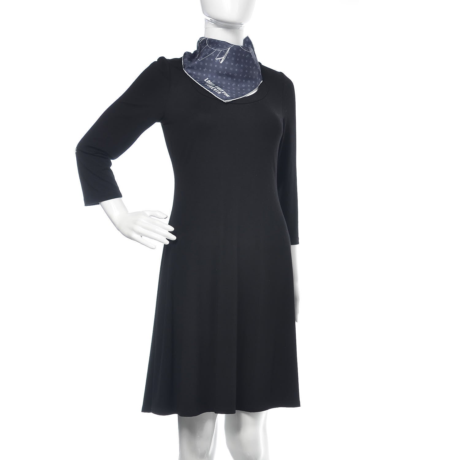 Louis Vuitton Silk Monogram Vivienne Pocket Square 2 of 3