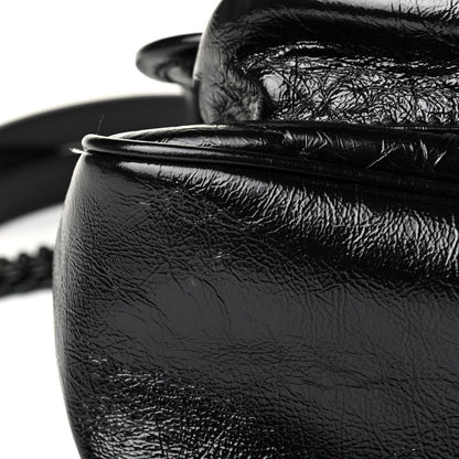 Saint Laurent Crinkled Calfskin Matelasse Monogram Medium Niki Chain Satchel Black 5 of 5