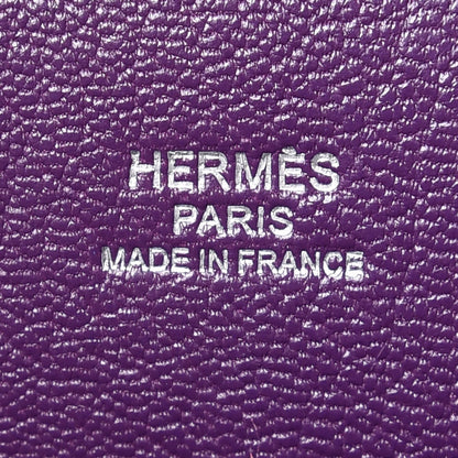 Hermes Taurillon Clemence Jypsiere 28 Ultraviolet 6 of 8