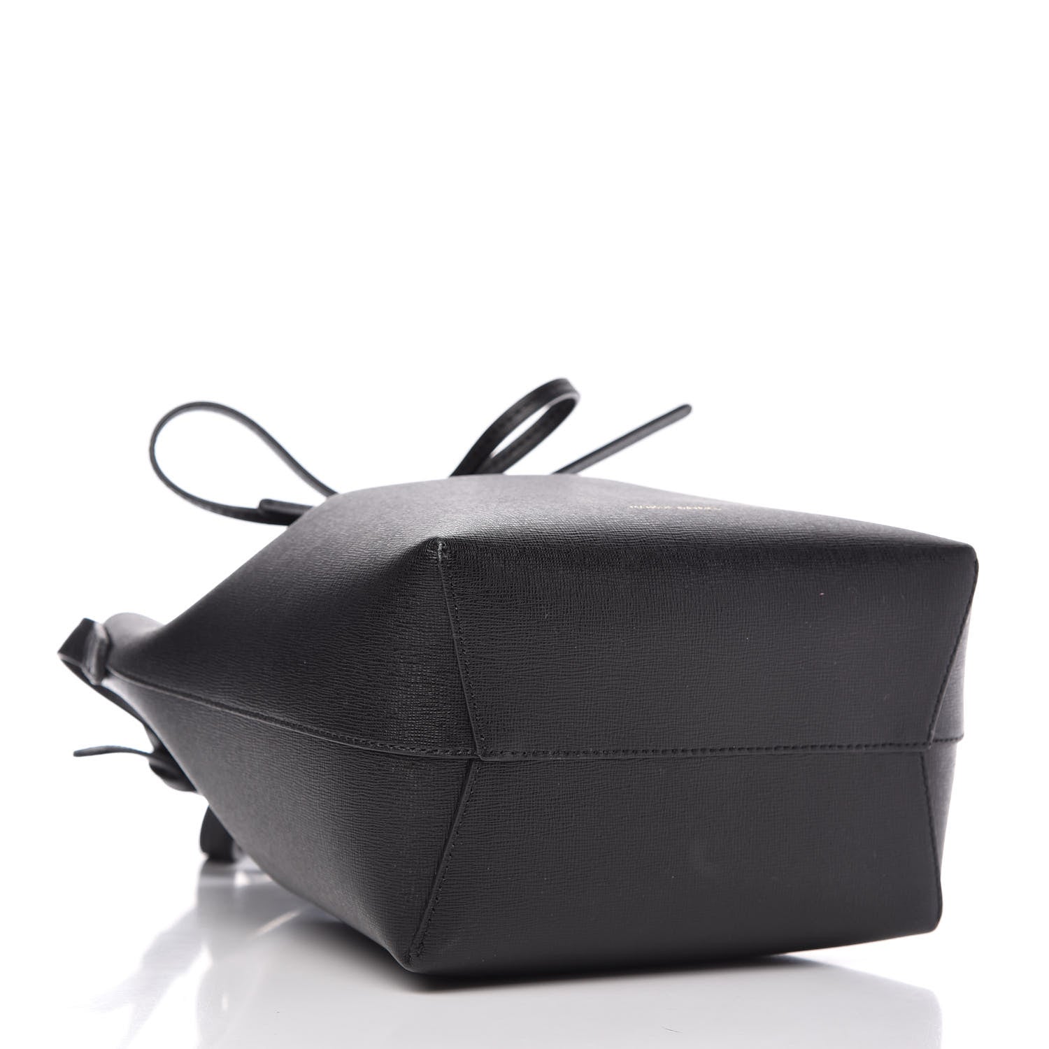 Mansur Gavriel Saffiano Bucket Bag Black Flamma 4 of 8