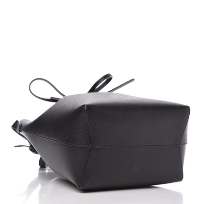 Mansur Gavriel Saffiano Bucket Bag Black Flamma 4 of 8