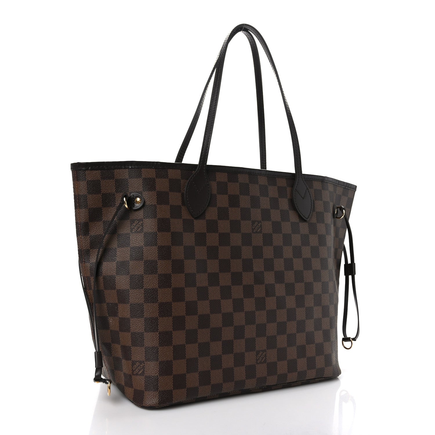 Louis Vuitton Damier Ebene Neo Neverfull MM Rose Ballerine 4 of 10