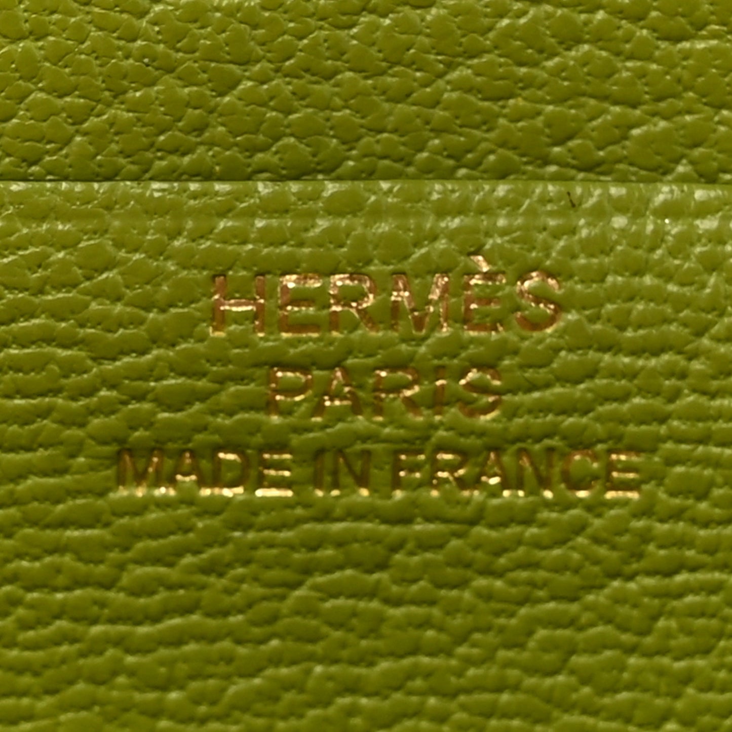 Ostrich Bearn Compact Wallet Vert Anis