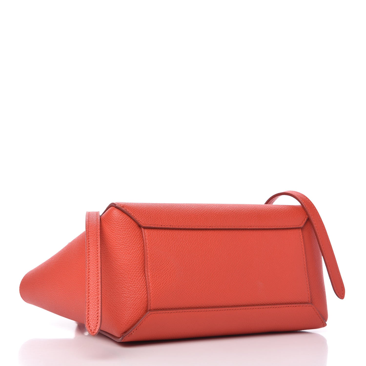 Celine Grained Calfskin Nano Belt Bag Carnelian 4 of 9