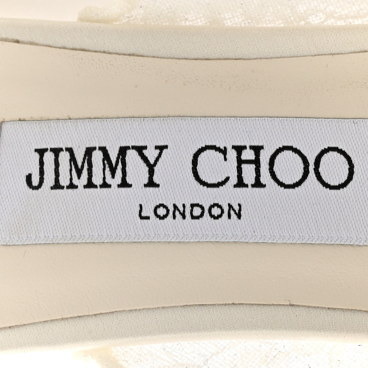 Jimmy Choo Satin Lace Faiz 100 Pumps 38 Ivory 7 of 12