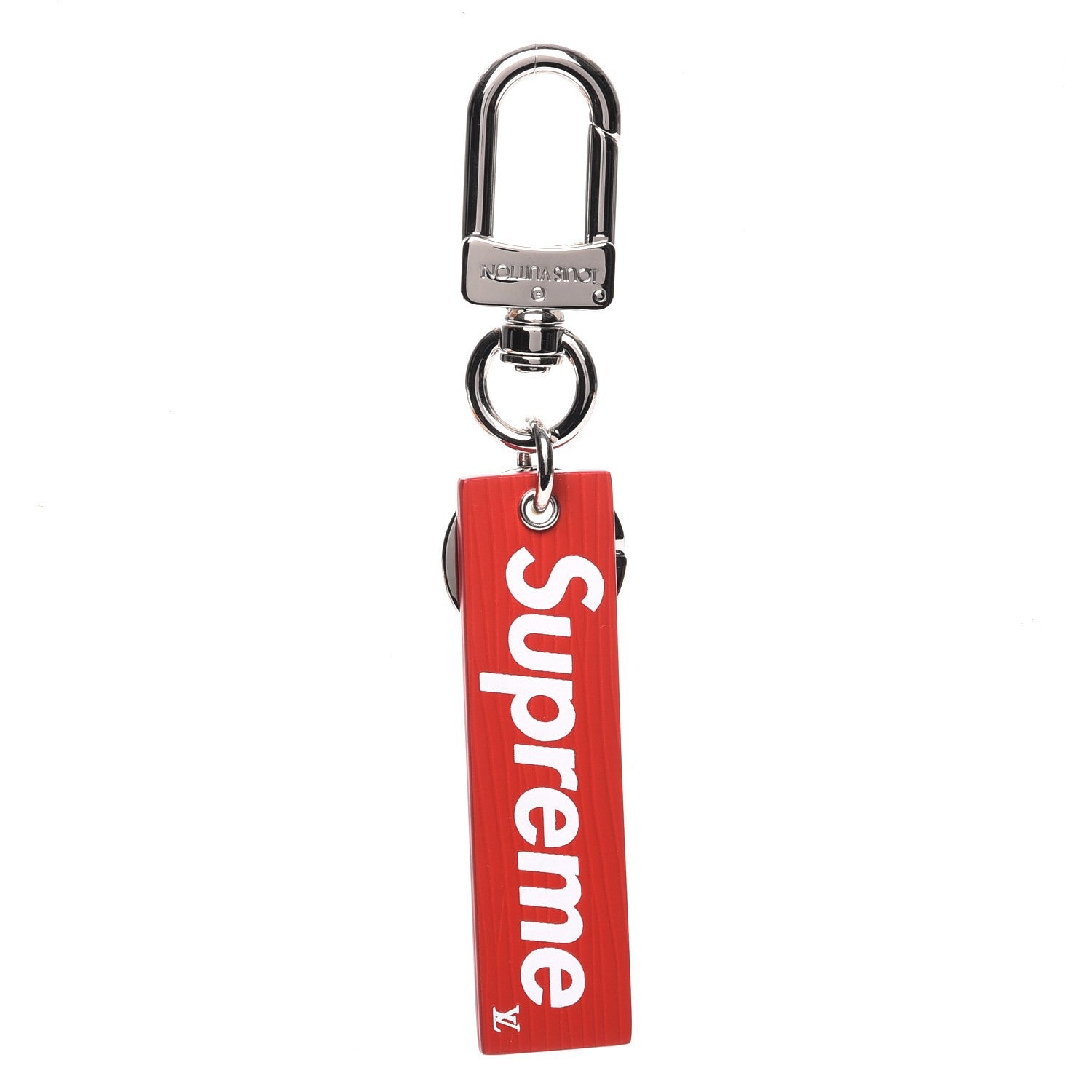 Louis Vuitton X SUPREME Epi Key Chain Bag Charm Red 1 of 6