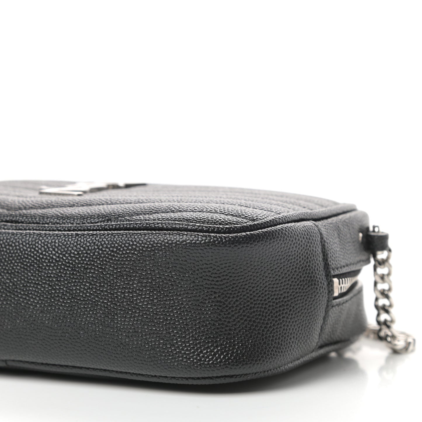 Grain De Poudre Matelasse Monogram Mini Lou Camera Bag Black