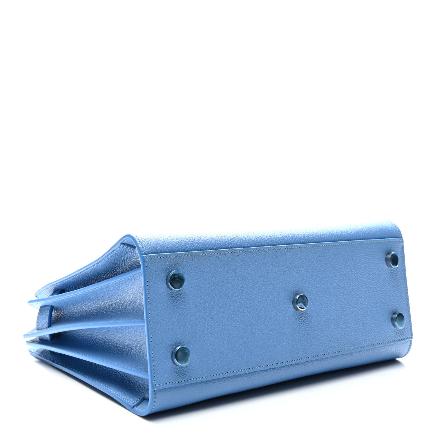 Saint Laurent Grained Calfskin Baby Sac De Jour Blue Clair 4 of 10