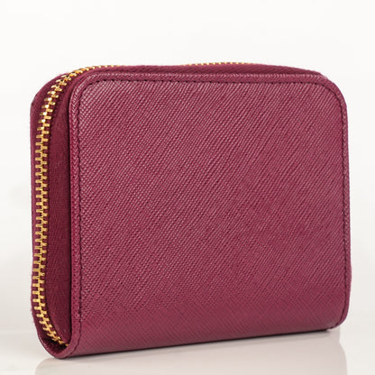 Prada Saffiano Metal Coin Purse Ametista 4 of 10