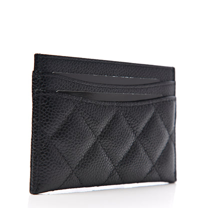 Chanel Caviar Quilted Card Holder Black 2 of 8