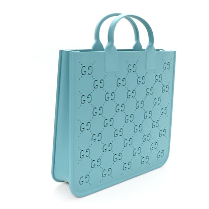 Gucci Rubber Kids GG Tote Dusty Azure 3 of 9