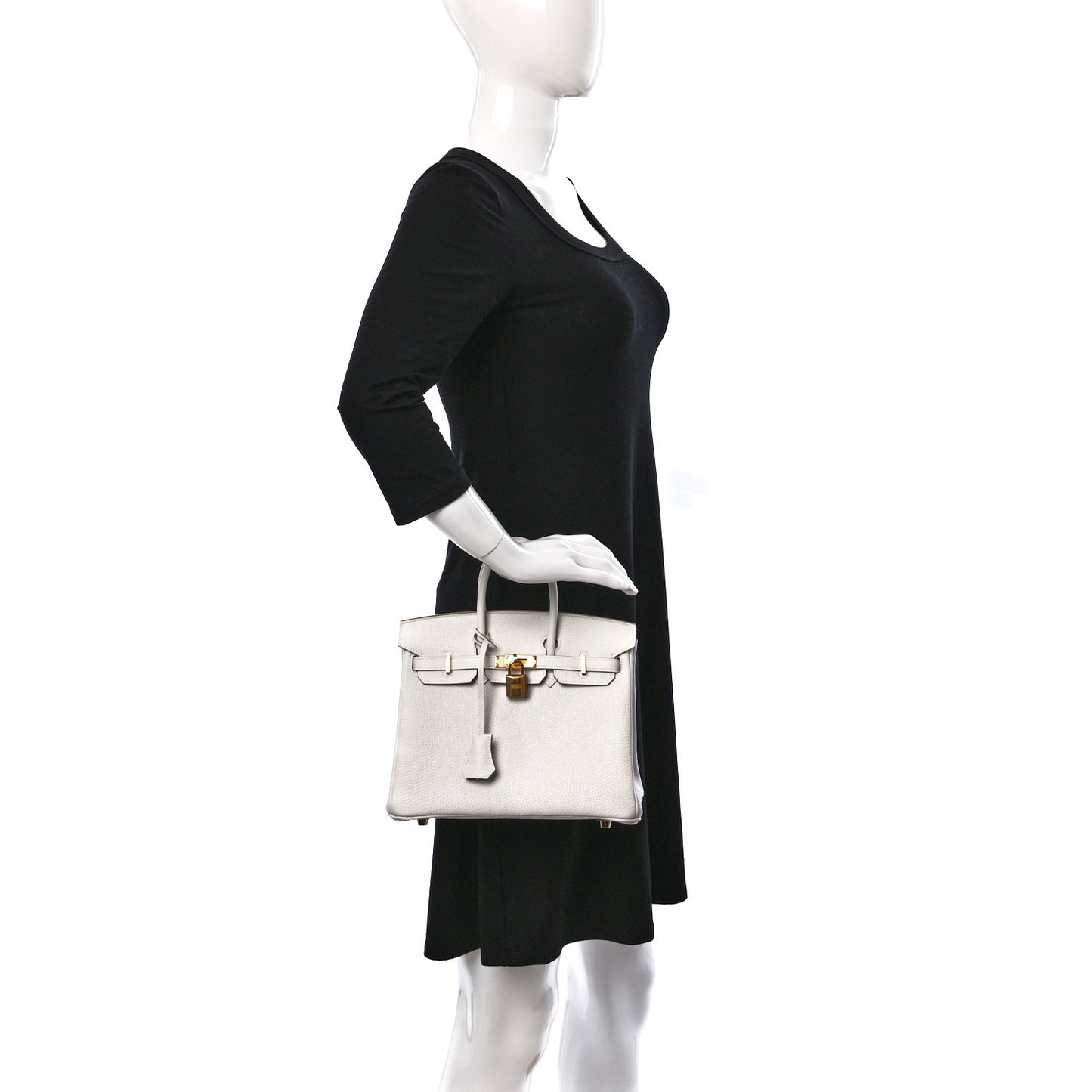 Togo Birkin 25 Gris Pale