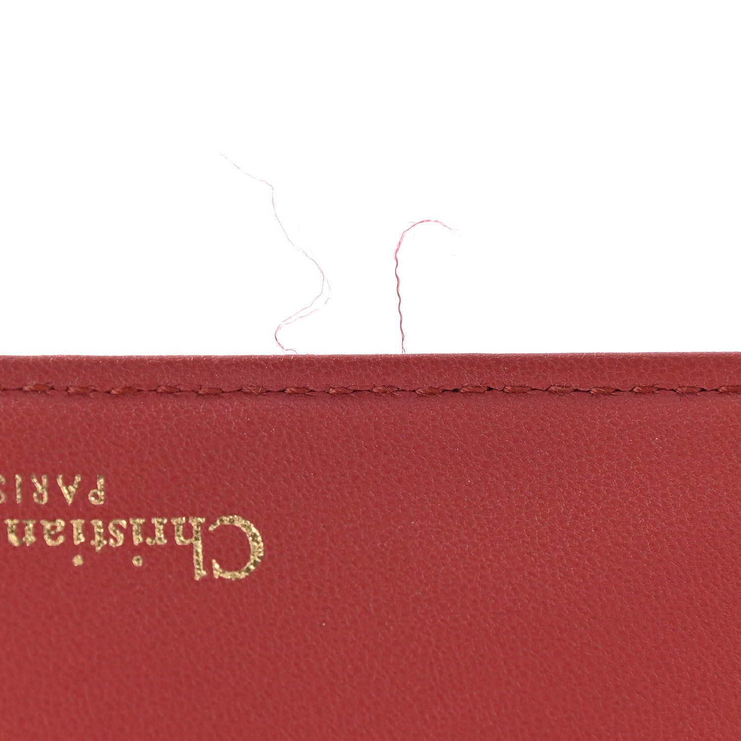 Christian Dior Lambskin Cannage Lady Dior Clutch Red 11 of 11